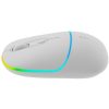 CANYON MW-22, 2 in 1 Wireless optical mouse with 4 buttons,Silent switch for right/left keys,DPI 800/1200/1600, 2 mode(BT/ 2.4GHz),  650mAh Li-poly battery,RGB backlight,Snow white, cable leng...