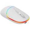 CANYON MW-22, 2 in 1 Wireless optical mouse with 4 buttons,Silent switch for right/left keys,DPI 800/1200/1600, 2 mode(BT/ 2.4GHz),  650mAh Li-poly battery,RGB backlight,Snow white, cable leng...