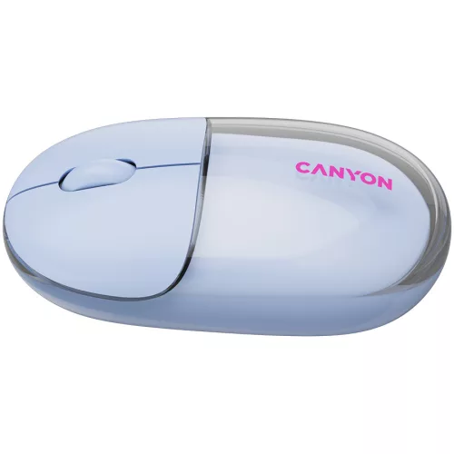 CANYON mouse OnClick 24 BT/ Wireless Transparent/Blue