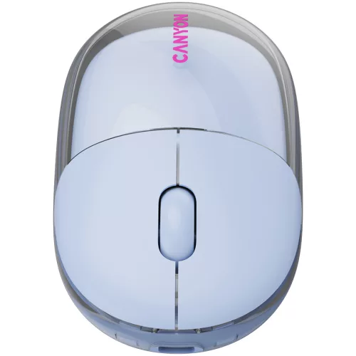 CANYON mouse OnClick 24 BT/ Wireless Transparent/Blue