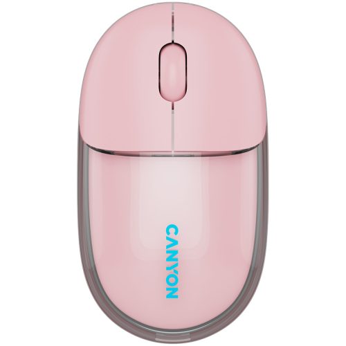 CANYON mouse OnClick 24 BT/ Wireless Transparent/Pink