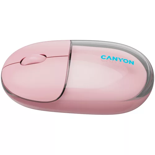 CANYON mouse OnClick 24 BT/ Wireless Transparent/Pink