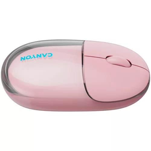 CANYON mouse OnClick 24 BT/ Wireless Transparent/Pink