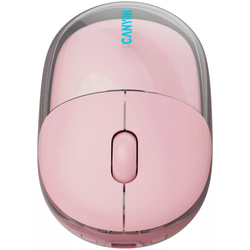 CANYON mouse OnClick 24 BT/ Wireless Transparent/Pink