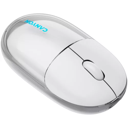 CANYON mouse OnClick 24 BT/ Wireless Transparent/White