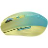 CANYON MW-44, 2 in 1 Wireless optical mouse with 8 buttons, DPI 800/1200/1600, 2 mode(BT/ 2.4GHz), 500mAh Lithium battery,7 single color LED light , Yellow-Blue(Gradient), cable length 0.8m, 1...