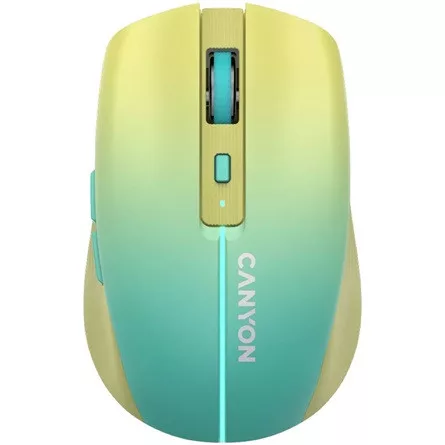 CANYON mouse MW-44  Wireless Charge Yellow Blue