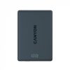 CANYON magnetic power bank OnPower 500 PD20W 5000mAh Aluminium Interstellar Black