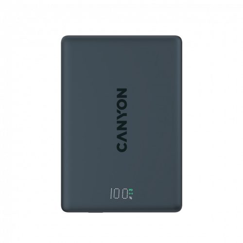 CANYON magnetic power bank OnPower 500 PD20W 5000mAh Aluminium Interstellar Black