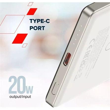 CANYON power bank OnPower 505 slim Magnetic 5000 mAh PD20W Dark Grey