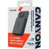 CANYON magnetic power bank OnPower 511 PD20W 10000mAh Aluminium Interstellar Black