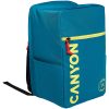 CANYON CSZ-02, cabin size backpack for 15.6'' laptop, polyester ,dark green