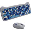 CANYON HSET-W6 EN/HU Keyboard+Mouse Kitty Edition AAA+АА Wireless Blue