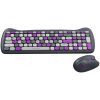 CANYON HSET-W6 EN/HU Keyboard+Mouse Kitty Edition AAA+АА Wireless Violet