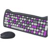 CANYON HSET-W6 EN/HU Keyboard+Mouse Kitty Edition AAA+АА Wireless Violet