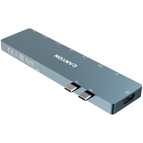 CANYON hub DS-8 8in1 Thunderbolt 4k Space Grey