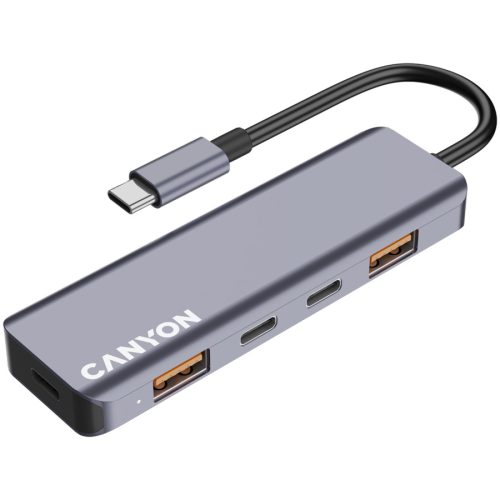 CANYON hub DS-18 5in1 USB-C Grey