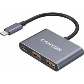 CANYON hub DS-3 3in1 USB-C Dark Grey