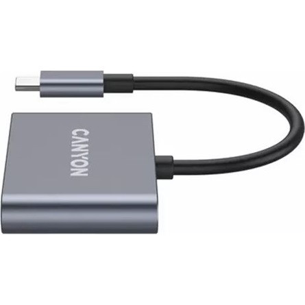 CANYON hub DS-3 3in1 USB-C Dark Grey