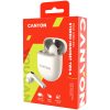 CANYON TWS-6, Bluetooth headset, with microphone, BT V5.3 JL 6976D4, Frequence Response:20Hz-20kHz, battery EarBud 30mAh*2+Charging Case 400mAh, type-C cable length 0.24m, Size: 64*48*26mm, 0....