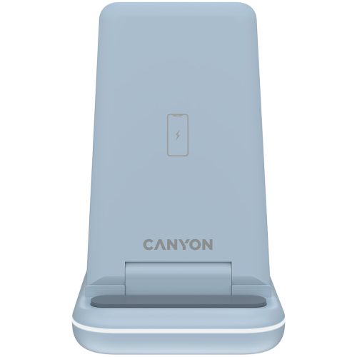 CANYON wireless charger WS-304 15W 2in1 Blue