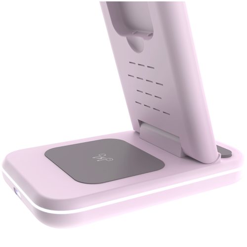 CANYON wireless charger WS-304 15W 2in1  Iced Pink