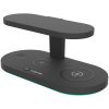 CANYON WS-501 5in1 Wireless charger, with UV sterilizer, with touch button for Running water light, Input QC36W or PD30W, Output 15W/10W/7.5W/5W, USB-A 10W(max), Type c to USB-A cable length 1...