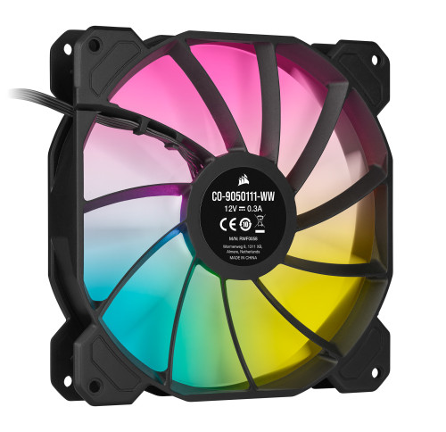 CORSAIR SP140 RGB ELITE, 140mm RGB 2 db Ventilátor + Lighting Node CORE