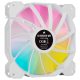 CORSAIR SP140 RGB ELITE, 140mm RGB 2 db Ventilátor + Lighting Node CORE Fehér