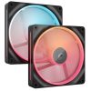 Corsair iCUE LINK LX140-R RGB rendszerhűtő ventilátor kit fekete