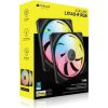 Corsair iCUE LINK LX140-R RGB rendszerhűtő ventilátor kit fekete