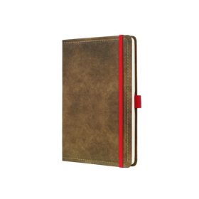   SIGEL  Jegyzetfüzet, exkluzív, A5, vonalas, 194 oldal, SIGEL "Conceptum Vintage", barna