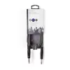 Nedis COTH23020GY15 félprofi audio kábel, 2 x 6,35mm sztereo jack dugó, hossz 1.5m, rugalmas