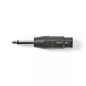 Nedis COTP15940BK 6,35 Jack dugó - 3P XLR aljzat adapter