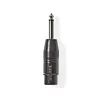 Nedis COTP15940BK 6,35 Jack dugó - 3P XLR aljzat adapter