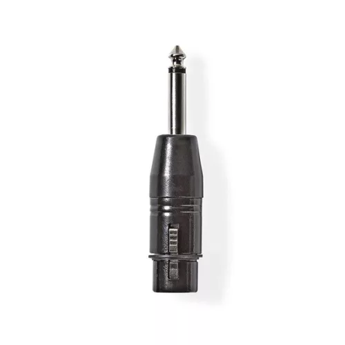 Nedis COTP15940BK 6,35 Jack dugó - 3P XLR aljzat adapter