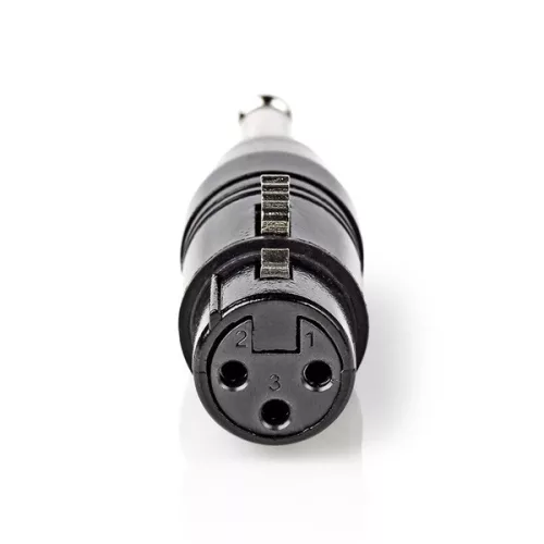 Nedis COTP15940BK 6,35 Jack dugó - 3P XLR aljzat adapter