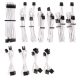 Corsair Premium Individually Sleeved DC Cable Pro Kit, Type 4 (Generation 4), WHITE