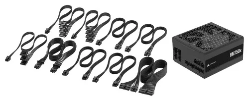 Corsair RMx Series, RM750x, 750 Watt, ATX 3.0, 80 PLUS GOLD Certified, Fully Modular Pow