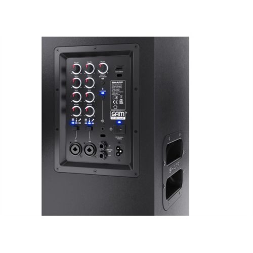 SHARP CP-LS100 SUMOBOX nagy teljesítményű hordozható hangszóró, 120W, Bluetooth