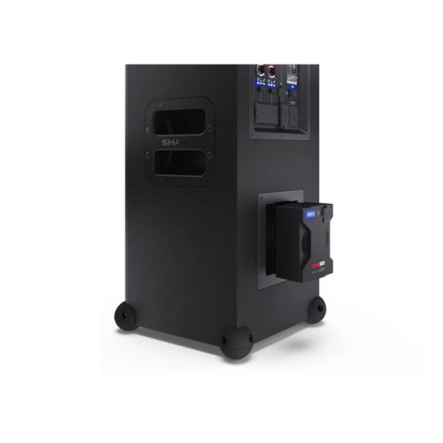 SHARP CP-LS100 SUMOBOX nagy teljesítményű hordozható hangszóró, 120W, Bluetooth