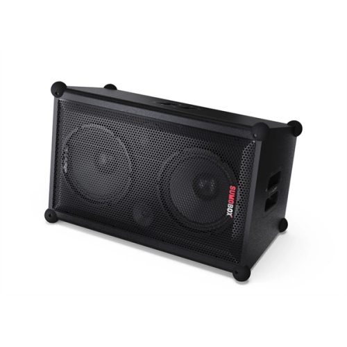 SHARP CP-LS200 SUMOBOX PRO nagy teljesítményű hordozható hangszóró, TRS/XLR/AUX/Bluetooth, 108dB