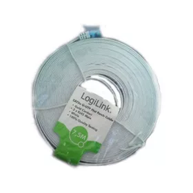  LogiLink RJ45 CAT5e UTP - RJ45 CAT5e UTP M/M adatkábel 0.25m fehér flat