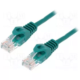   LogiLink Econline RJ45 CAT5e U/UTP -> RJ45 CAT5e U/UTP M/M adatkábel 1.5m zöld