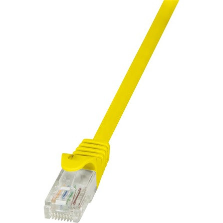LogiLink Econline RJ45 CAT5e U/UTP -> RJ45 CAT5e U/UTP M/M adatkábel 1.5m sárga