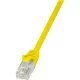 LogiLink Econline RJ45 CAT5e U/UTP -> RJ45 CAT5e U/UTP M/M adatkábel 1.5m sárga