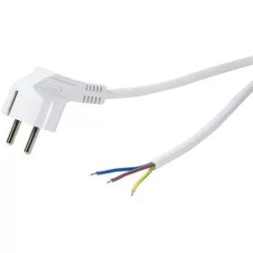   LogiLink villásdugó CEE 7/7 (EU) -> nyitott vezeték M/M tápkábel 1.5m fehér