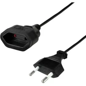   LogiLink villásdugó CEE 7/16 (EU) -> villásdugó CEE 7/16 (EU) M/F tápkábel hosszabbító 0.2m fekete
