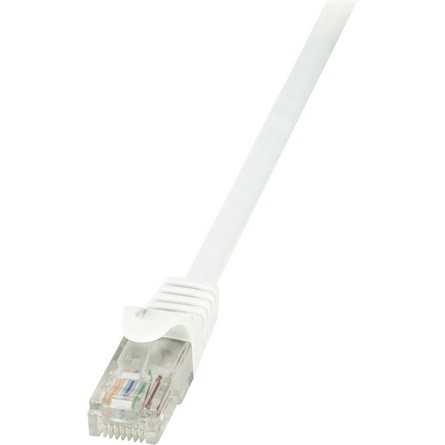 LogiLink Econline RJ45 CAT6 U/UTP -> RJ45 CAT6 U/UTP M/M adatkábel 1.5m fehér