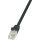 LogiLink RJ45 CAT6 UTP M/M adatkábel 1.5m fekete